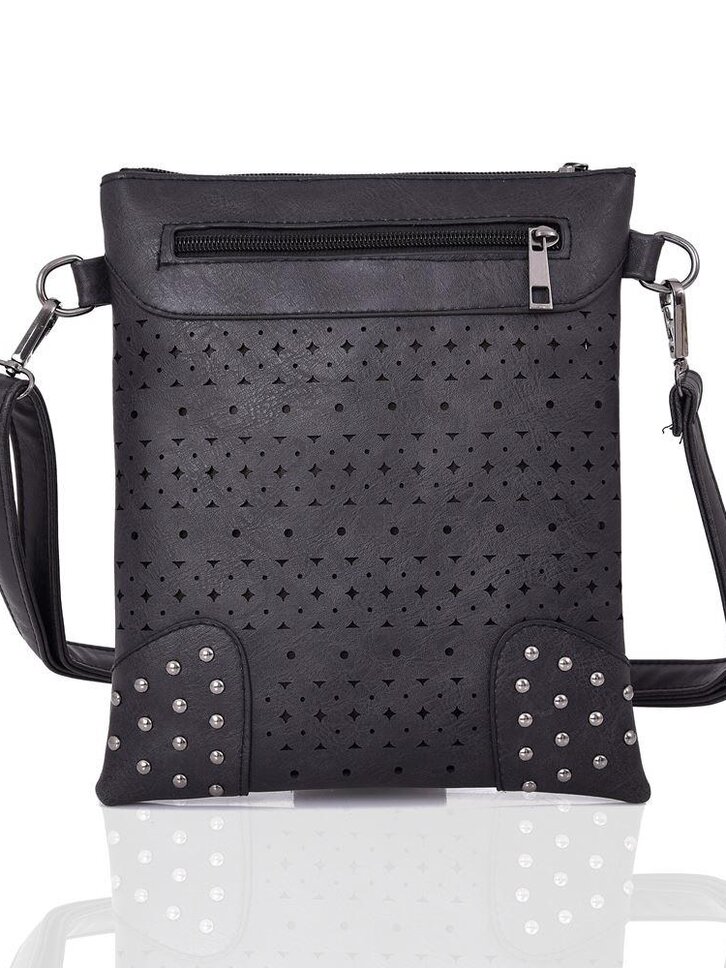 Výjimečný dárek od Dedoles Šedá kabelka s vyřezávaným motivem